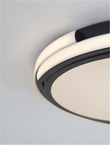Kruhová - NV 9081206 Stropní svítidlo ODREY stropní svítidlo ocel, akryl, hliník LED 30W eaglerise driver - NOVA LUCE - foto 1