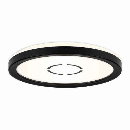 Kruhová - BRI 3175-015 Slim svítidlo LED panel pr. 19 cm 12W 1400lm černá - BRILONER - foto 1