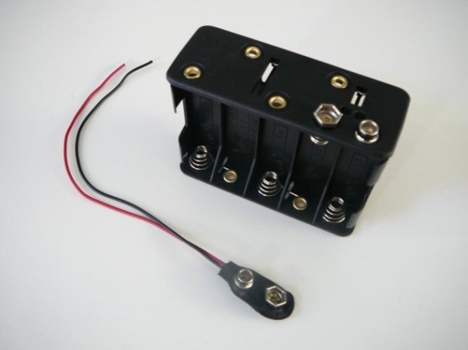 Baterie a držáky pro baterie - Držák baterie 10XR6/AA/UM3 - foto 1