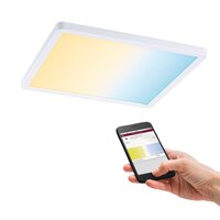 Koupelnová - P 93048 Smart Home Zigbee LED vestavné svítidlo Areo VariFit IP44 hranaté 230x230mm 16W bílá měnitelná bílá - PAULMANN