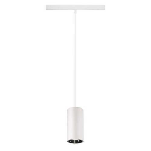 Lištové Magnetic SLV - LA 1006863 NUMINOS® S 48V TRACK DALI závěsné svítidlo, bílá / chrom, 16W, 1200lm, 4000K, CRI90, 40° - BIG WHITE (SLV) - foto 1