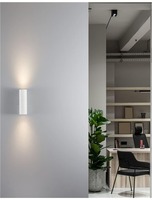 Nepřímé osvětlení - NV 9450881 Nástěnné svítidlo NOSA bílý hliník GU10 2x10 IP20 220-240V bez žárovky - NOVA LUCE