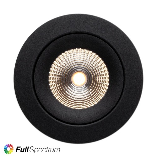 Koupelnová - SLC SLC1162D Vestavné LED svítidlo One360 SL Full Spectrum pr.68-83 mm černé 430lm 2700K Ra97 DALI IP44/IP20 36° - TLG - foto 1