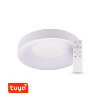 Kruhová - SMART Tuya LED svítidlo ZULU 48W CCT kulaté bílé