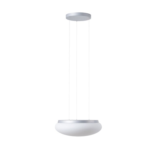 Kruhová - OS ARA67992 ARAKIS LE3 závěsné skleněné svítidlo stříbrná / bílá IP40 4000 K 34W LED - OSMONT - foto 1