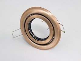 Vestavná bodová svítidla - Podhledový rámeček R55-AN antik (měď)