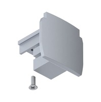 Lištové 3 fáze ProRail - P 91382 ProRail3 koncovka 1ks-sada 35x31,5mm stříbrná - PAULMANN