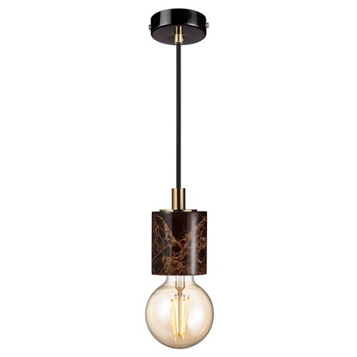 Subtilní - NOR 45883018 Siv závěsné svítidlo hnědá - NORDLUX - foto 1