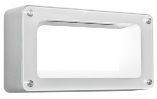 Nástěnná - CEN PLD-051230 LED SVÍTIDLO ESTERNA PALADINO na ZEĎ 6W 3000K 450Lm 120d 242x122x60mm IP54  - CENTURY