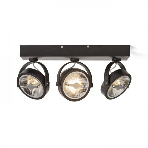 Bodová - RED R13109 KELLY LED III DIMM nástěnná černá 230V LED 3x12W 24° 3000K - RED - DESIGN RENDL - foto 1