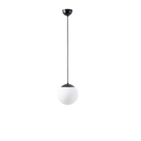 Koule - OS ADR52951 ADRIA S1 závěsné skleněné svítidlo černá / bílá IP40 25W E27 - OSMONT