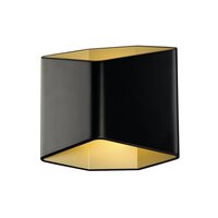 Dekorativní - LA 151710 CARISO 2 nástěnná černá/perleťová zlatá 230V/500mA LED 7.6W 3000K - BIG WHITE (SLV)