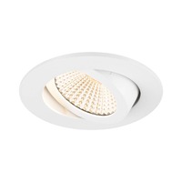 Kruhová - LA 1007387 NEW TRIA® 68 stropní vestavné svítidlo, 2700K, 60°, IP 20, kulaté, bílá - BIG WHITE (SLV)