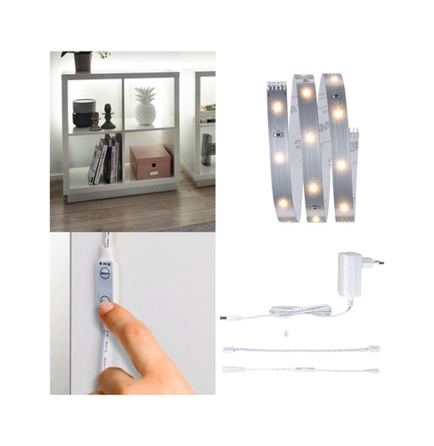Dekorační - P 78895 MaxLED 250 LED Strip Regal Comfort základní sada 1m 4W 300lm/m 30LEDs/m 2700K 12VA - PAULMANN - foto 1