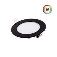 LED panely kruhové - LED panel 24V 9W RGBCCT 24KB9 kulatý