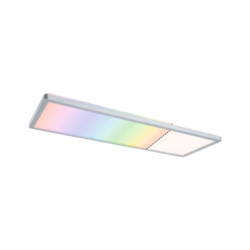 Dekorativní - P 71020 LED Panel Atria Shine hranaté 580x200mm RGBW matný chrom - PAULMANN - foto 1