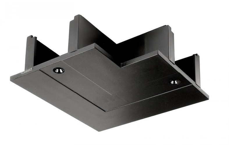 Lišty a příslušenství IVELA - IMPR 710529 Deko-Light 3-fázový kolejnicový systém - D Line DALI vestavný krycí panel 90°-spojka, černá - LIGHT IMPRESSIONS - foto 1