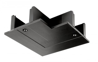 Lišty a příslušenství IVELA - IMPR 710529 Deko-Light 3-fázový kolejnicový systém - D Line DALI vestavný krycí panel 90°-spojka, černá - LIGHT IMPRESSIONS