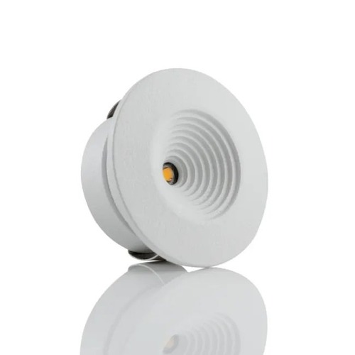 Kruhová - SLC SLC1206 Zápustné svítidlo Mini One Fixed bílé 3W 165lm 3000K 3m kabel IP44 100° Ra90 - TLG - foto 1