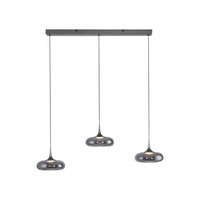 Vícečetná - LD 15693-15 Kolekce Schöner Wohnen LED závěsné svítidlo POSH, šedá, stmívatelné, Comfort Lift, SimplyDim, 3000K - JUST LIGHT