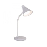Stolní lampy pracovní - LD 11248-16 PIXIE LED stolní lampa bílá s vypínačem flexibilní na psací stůl 3000K - JUST LIGHT
