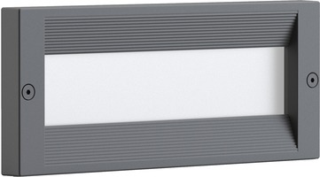 LED nástěnné svítidla - Nástěnná svítidla Hliníková průhledná PC E27 Socket IP54