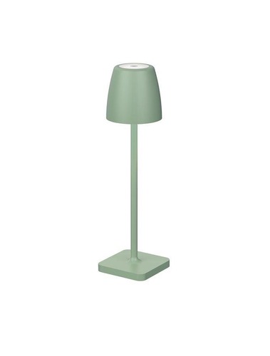 Na baterie - NV 9223414 Venkovní stolní lampa COLT olivově zelený litý hliník a akryl LED 2W 3000K IP54 62st. 5V DC vypínač na těle USB kabel stmívatelné - NOVA LUCE - foto 1
