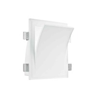 Hranatá - FAN I-ANIMA-AP2 Zápustné svítidlo Anima A Parete, bílé, 2 x E14, 31,5 x 25,5 x 17,5 cm - FANEUROPE
