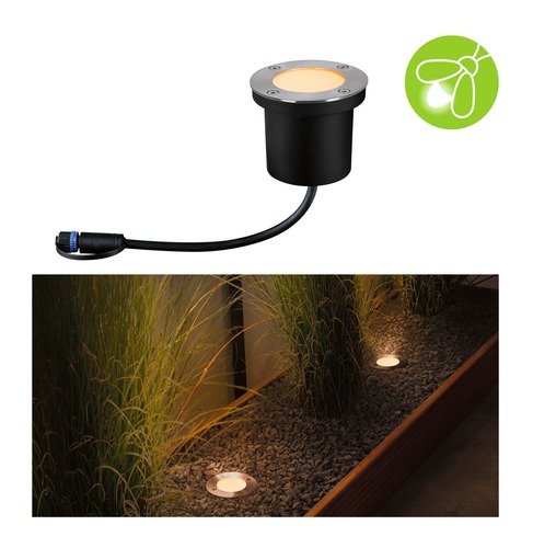 Zapuštěná - P 94716 Plug &amp; Shine LED zemní svítidlo Floor samostatné svítidlo neláká hmyz IP67 2200K 4,5W antracit - PAULMANN - foto 1