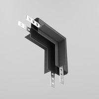 Lištové Magnetic Maytoni Exility - M TRA034CL-42B Spojka L pro kolejnicový systém 48V hliník černá Exility - MAYTONI