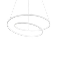 Dekorativní - ILUX 253664 Závěsné svítidlo OZ SP D80 BIANCO bílé průměr 80cm - IDEALLUX