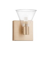 Dekorativní - NV 9060111 Nástěnné svítidlo MARCE zlatý hliník čiré sklo LED 5W 230V 3000K IP20 - NOVA LUCE