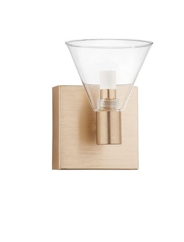 Dekorativní - NV 9060111 Nástěnné svítidlo MARCE zlatý hliník čiré sklo LED 5W 230V 3000K IP20 - NOVA LUCE - foto 1