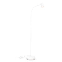 Stojací lampy - BRILO 1476016 Stojací svítidlo, 127,5 cm, 1x GU10, max. 9W, bílé - BRILO