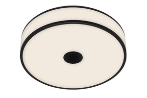 Kruhová - BRI 3454-115 LED stropní svítidlo, pr. 38 cm, 18 W, černá - BRILONER