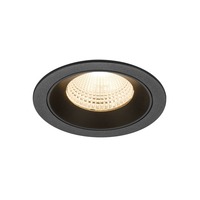 Kruhová - LA 1009762 NUMINOS® L Stropní vestavné svítidlo, 2700 K, 55°, IP20, kulaté, černé - BIG WHITE (SLV)