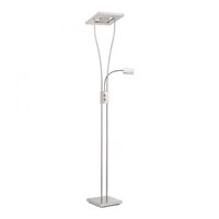 Stojací lampy - LD 11776-55 HELIA LED stojací lampa se čtecím ramenem, ocel, design 3000K - LEUCHTEN DIREKT / JUST LIGHT