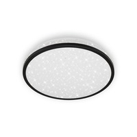Kruhová - BRI 3403-015 LED stropní svítidlo hvězdné nebe, pr. 28 cm, 12 W, černá - BRILONER