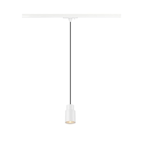 Svítidla - LA 1008256 PURI 2.0 Tube 1~ závěsné světlo, GU10, délka závěsu 200cm, 1x max. 6W, bílá barva - BIG WHITE (SLV) - foto 1