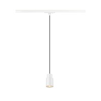 Svítidla - LA 1008256 PURI 2.0 Tube 1~ závěsné světlo, GU10, délka závěsu 200cm, 1x max. 6W, bílá barva - BIG WHITE (SLV)