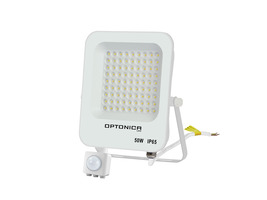 Vnější světlomety - LED SMD světlomet Bílé tělo IP65 se senzorem