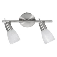 Dekorativní - LD 11862-55 JULIA LED LED stropní svítidlo, ocel, sklo, 2-ramenné 3000K - LEUCHTEN DIREKT / JUST LIGHT