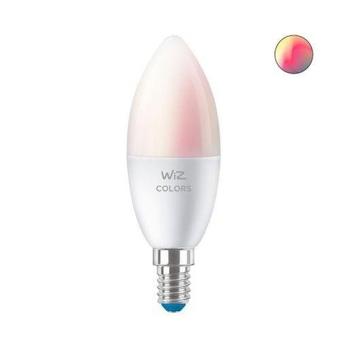 WiZ - PH 8718699787097 WiZ žárovka E14 C37 4,9W 470lm 2200-6500K, RGB 16 mil. barev, stmívatelná - PHILIPS - foto 1