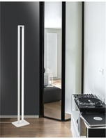 Stojací lampy - NV 9117327 Stojací lampa LINE bílý hliník a akryl nastavitelné LED 27W 230V 3000K IP20 - NOVA LUCE