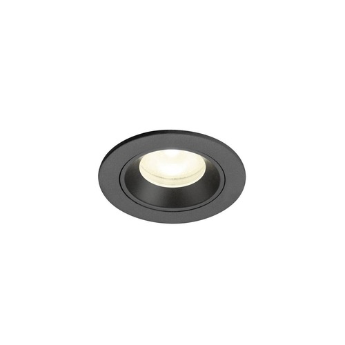 Kruhová - LA 1009313 NUMINOS® XS Stropní vestavné svítidlo, 4000 K, 55°, IP20, kulaté, černé - BIG WHITE (SLV) - foto 1