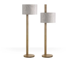 Stojací lampy - PANIT TER40003 Stojací lampa SHADE šedá / oranžová E27 25W v.180cm - PAN