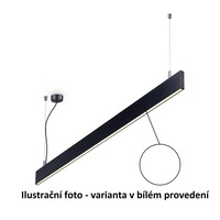Podélná - ILUX 241968 LINUS SP ZÁVĚSNÉ LINEÁRNÍ LED SVÍTIDLO WH - IDEALLUX