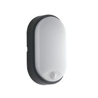 Nástěnná - FAN LED-SENSITIVE-ANT Venkovní svítidlo LED SENSITIVE antracit polykarbonát/PP 14 W 1600 lm 4000 K IP54 se senzorem 21,2x11,9x6,05 cm - FANEUROPE