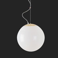 Nouzové osvětlení - OS ISI72219 ISIS L3 PM HP závěsné plastové svítidlo mosaz leštěná / bílá IP40 3000 K 52W LED nouzové kombinované 3 h (původní kód OS 72219) - OSMONT