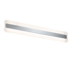 Koupelnová - P 70463 Svítidlo nad zrcadlo Lukida LED IP44, 9W, 650lm, 3000K, chrom, bílá, hliník akrylát - PAULMANN